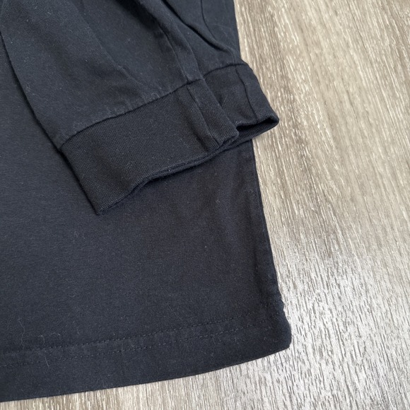 Denim Flower Ricky Singh Hoodie Mens Large Black Graphic Print Virtual Instinct - Picture 9 of 13